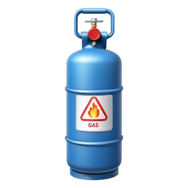 gas cylinder  sticker