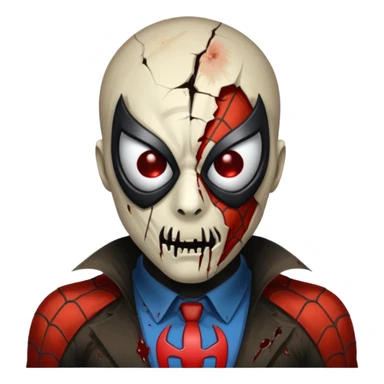 HOMEM ARANHA ZUMBI ROSTO sticker