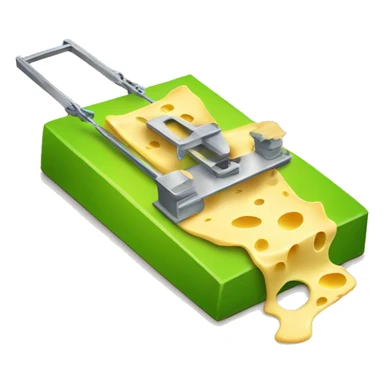 mousetrap but the cheese is replaced with a lime sticker