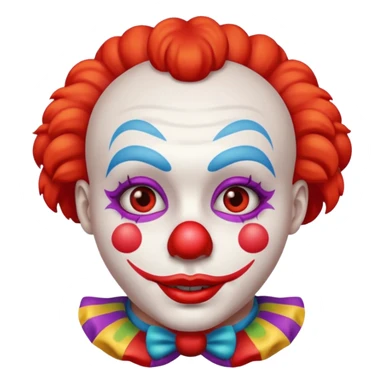Clown with Red Nose sticker