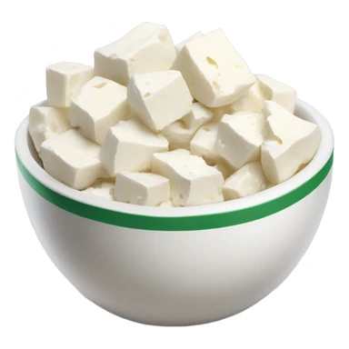 White feta sticker