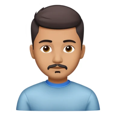 Indian man 25 years old fade hair cut sticker