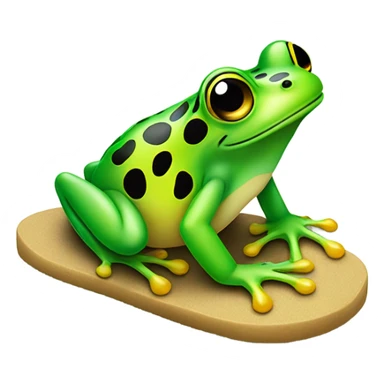Frog w sandals sticker