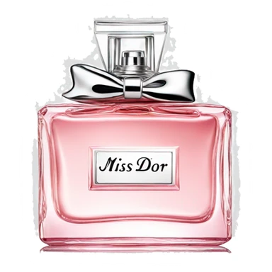 Miss dior perfume sticker