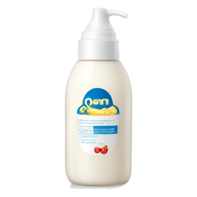 depilatory cream bottle sticker