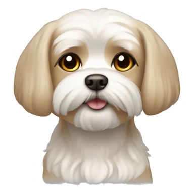 Light brown Maltese sticker