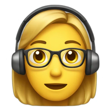 customer service with headset sweating sticker