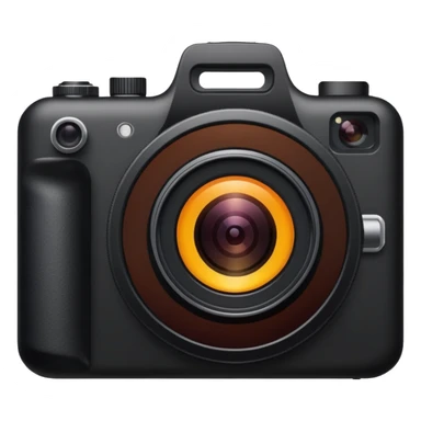 Appareil photo noir  sticker