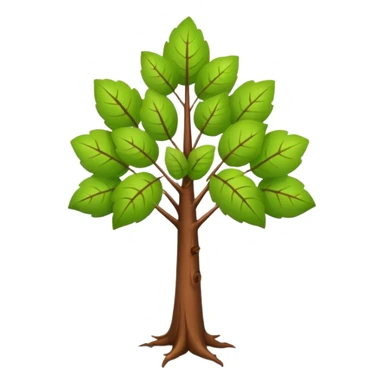 Young tree growing sticker
