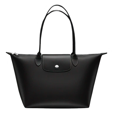 black longchamp tote  sticker