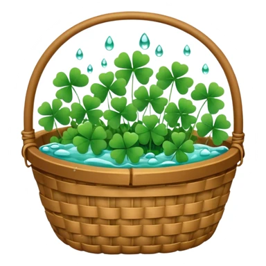 clover grain baskey sticker