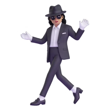 Michael Jackson iconic look sticker