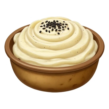 Potato puree sticker