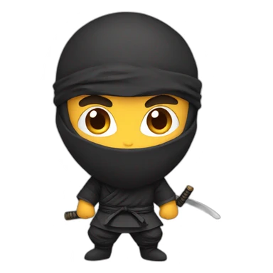 ninja boy sticker