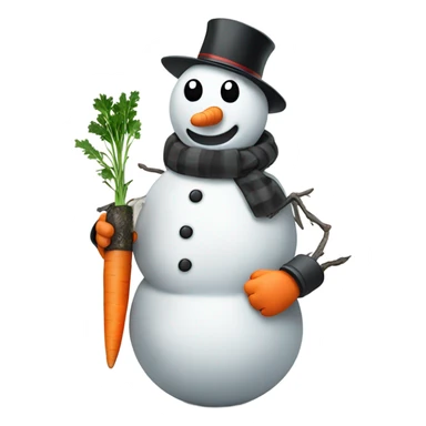 Snowman taking a picture  sticker