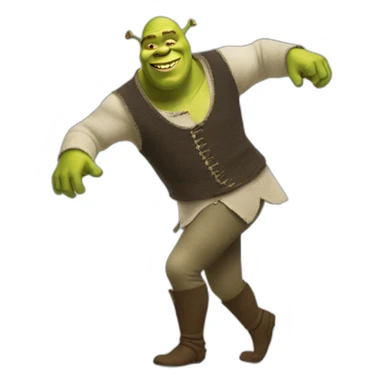 Shrek qui dance du tango sticker
