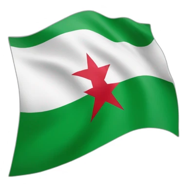 Drapeau Algérie mélanger avec drapeau togo sticker