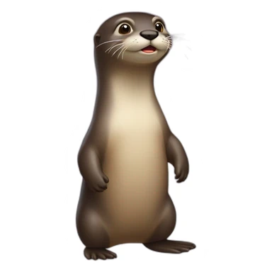 Une loutre qui twerk sticker