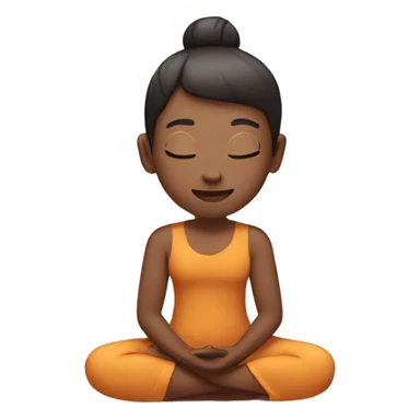 namaste side pose  sticker