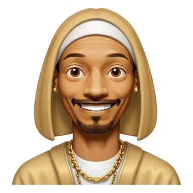 ￼ Snoop Doggy Dogg laughing sticker
