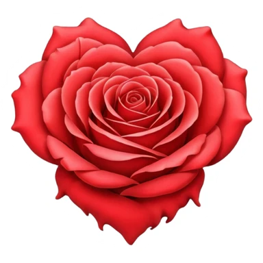 heart of rose sticker