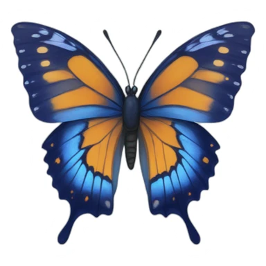 indigo-butterfly sticker