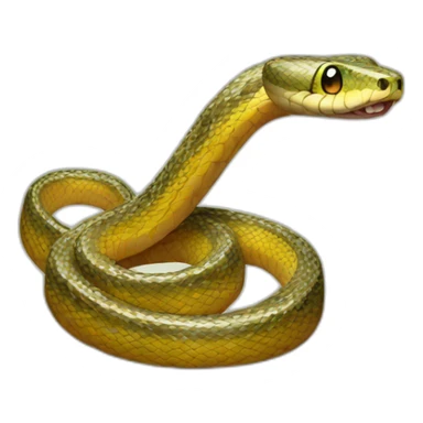 Diamond snake sticker