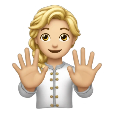 Faire un cœur avec mes mains sticker