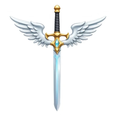 angel sword sticker