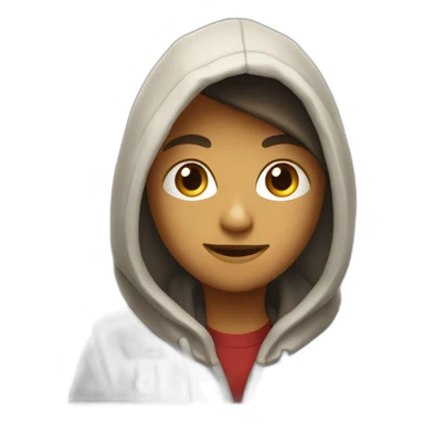 Pers avec capuche  sticker