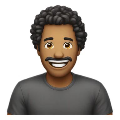 Comfused don't know laughing human sticker