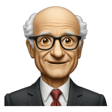 milton friedman sticker
