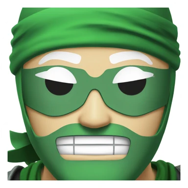 ZORO MASK sticker