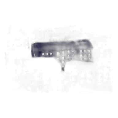 shadowy cityscape at twilight sticker