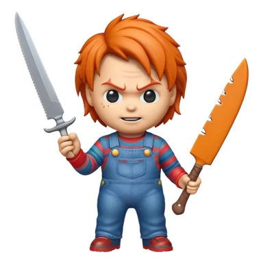 Un emojin de chuky sticker