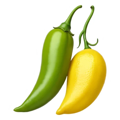 Lemon and green chills with 🧿 sticker