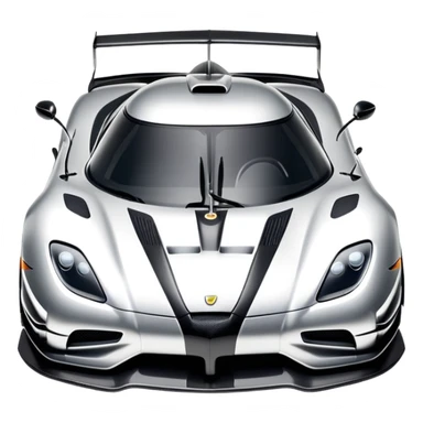 Koenigsegg One:1 hypercar sticker