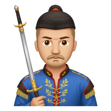 Ukrainian Cossack sticker