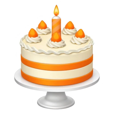 Dreamsicle birthday cake￼ sticker