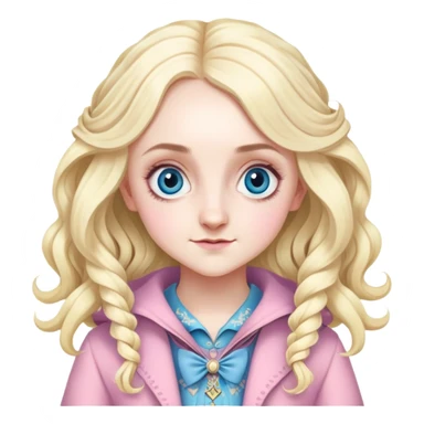Evanna Lynch is Luna Lovegood in harry potter sticker