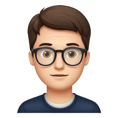 spects with guy sticker