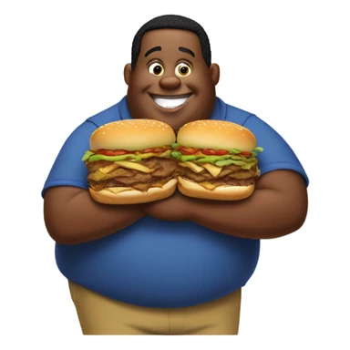 fat albert kissing mcribs sticker