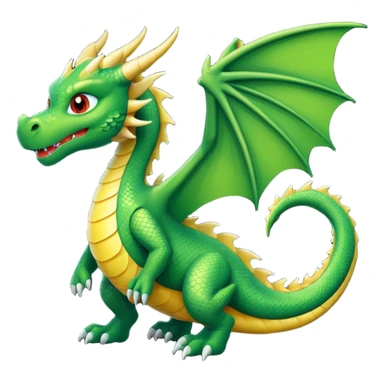 a dragon flying sticker