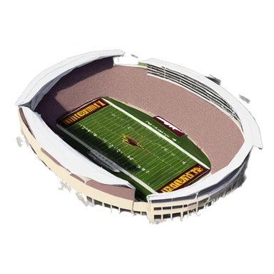 Arizona State Football Stadium sticker