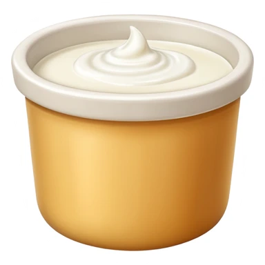 un pot de yaourt sticker