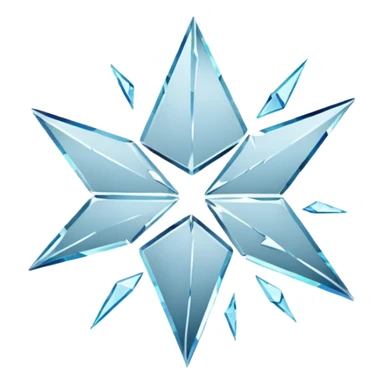 Broken glass sticker