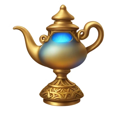 Genie lamp aladdin sticker