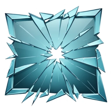 broken window  sticker