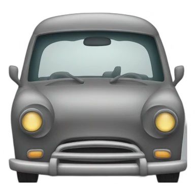 sad automobile sticker