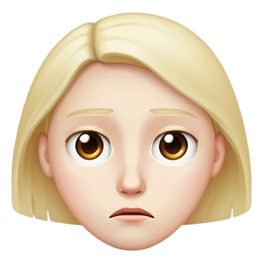 Enttäuschtes Gesicht sticker